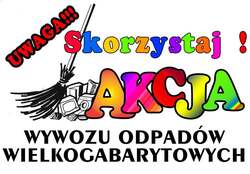 Informacja o akcji wywozu odpadów wielkogabarytowych